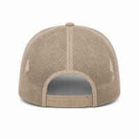 Ottocap 32285 A-Frame 5-Panel Mesh Back Trucker Hat thumbnail 77 khaki back