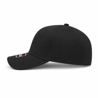 OTTO CAP 5-Panel Mid Profile Structured Baseball Cap thumbnail 3 black left