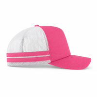 Flex Stripe A Frame High Profile Trucker Cap thumbnail 36 pink right