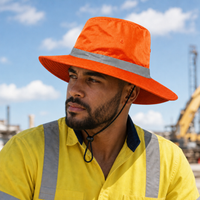 Hi Vis Reflector Safety Hat thumbnail 7 flouro orange moodboard