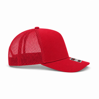 Ottocap 32285 A-Frame 5-Panel Mesh Back Trucker Hat thumbnail 12 red right
