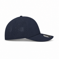 Breezy Lightweight Ventilated Nylon Cap with PVC Closure thumbnail 25 navy right