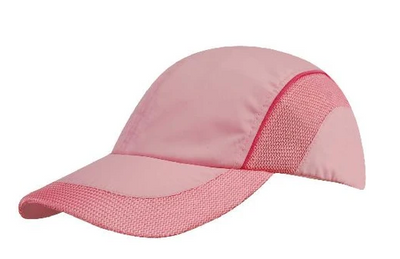 3802 4 PNL SPORTS CAP WITH MESH INSERTS RO/WH