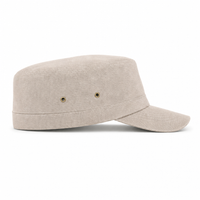 Premium Hemp Military Cap thumbnail 11 stone right