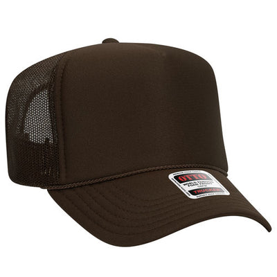 Ottocap 39165 High Crown Foam trucker with rope