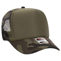 Ottocap 39165 High Crown Foam trucker with rope thumbnail 200 ottocap 39165 high crown foam trucker with rope