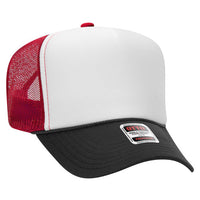Ottocap 39165 High Crown Foam trucker with rope thumbnail 158 ottocap 39165 high crown foam trucker with rope