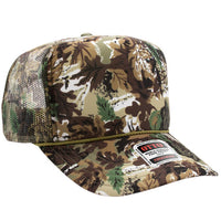 Ottocap 39165 High Crown Foam trucker with rope thumbnail 203 ottocap 39165 high crown foam trucker with rope