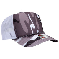 Ottocap 39165 High Crown Foam trucker with rope thumbnail 230 ottocap 39165 high crown foam trucker with rope