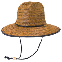Burnt Straw Sun Hat with Adjustable Fit and Breathable Design thumbnail 2 burnt straw - madhats.com.au