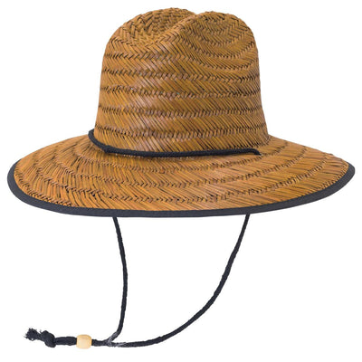 Burnt Straw Sun Hat with Adjustable Fit and Breathable Design