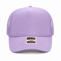 Ottocap 39165 High Crown Foam trucker with rope thumbnail 27 lavender front