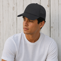 Rapper Flex High Crown Trucker Cap with Mesh Panels thumbnail 112 black moodboard