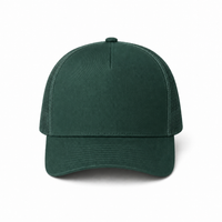 Kosiosko Structured Cotton Blend Trucker Hat thumbnail 21 dark green front