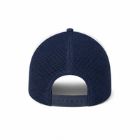 Rapper Flex High Crown Trucker Cap with Mesh Panels thumbnail 243 navy hat white front back