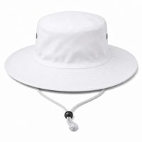 Surf Hat with Break-Away Strap in Wide Brim Design thumbnail 66 white front