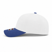 OTTO CAP 5-Panel Mid Profile Structured Baseball Cap thumbnail 27 royal white left