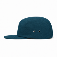 Flex R165 Premium Cotton 5-Panel Adjustable Cap thumbnail 73 petrol left