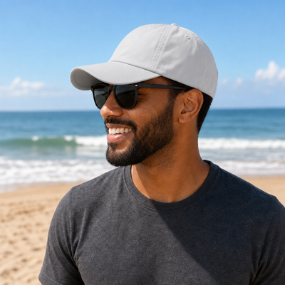 Flex Bamboo Eco-Friendly 6-Panel Unstructured Cap with Moisture-Wicking Sweatband