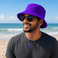 Flex Premium Surf Hat With Break-Away Strap thumbnail 98 purple moodboard