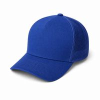 Kosiosko Structured Cotton Blend Trucker Hat thumbnail 49 royal angle