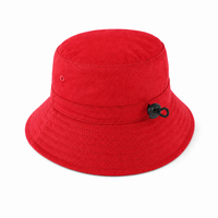 Flex Kindy Bucket Hat thumbnail 29 red angle