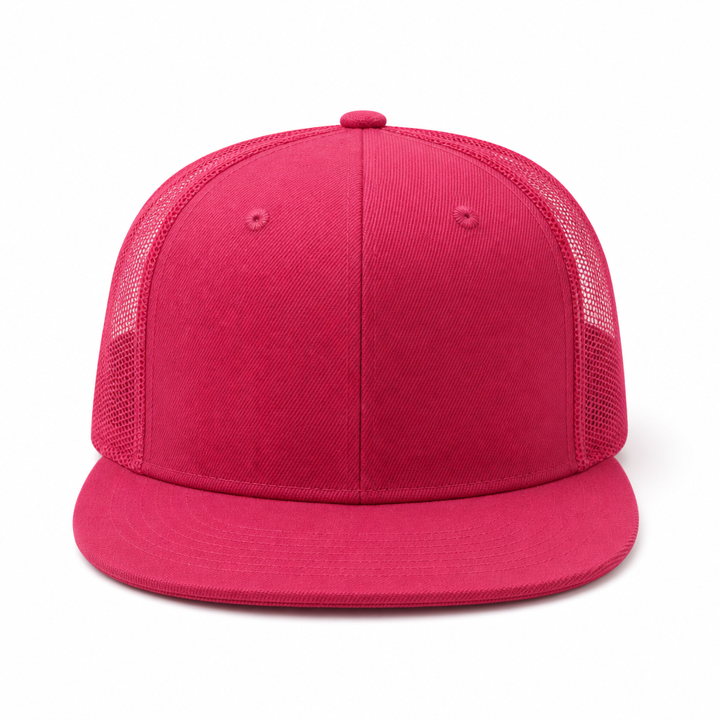 Urban Flex Structured Trucker Cap with Breathable Mesh & Pre-Curved Visor