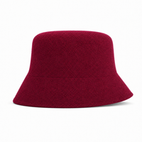 Terry Towelling Flex Bucket Hat thumbnail 49 maroon right