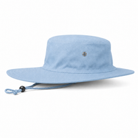 Surf Hat with Break-Away Strap in Wide Brim Design thumbnail 60 skyblue right