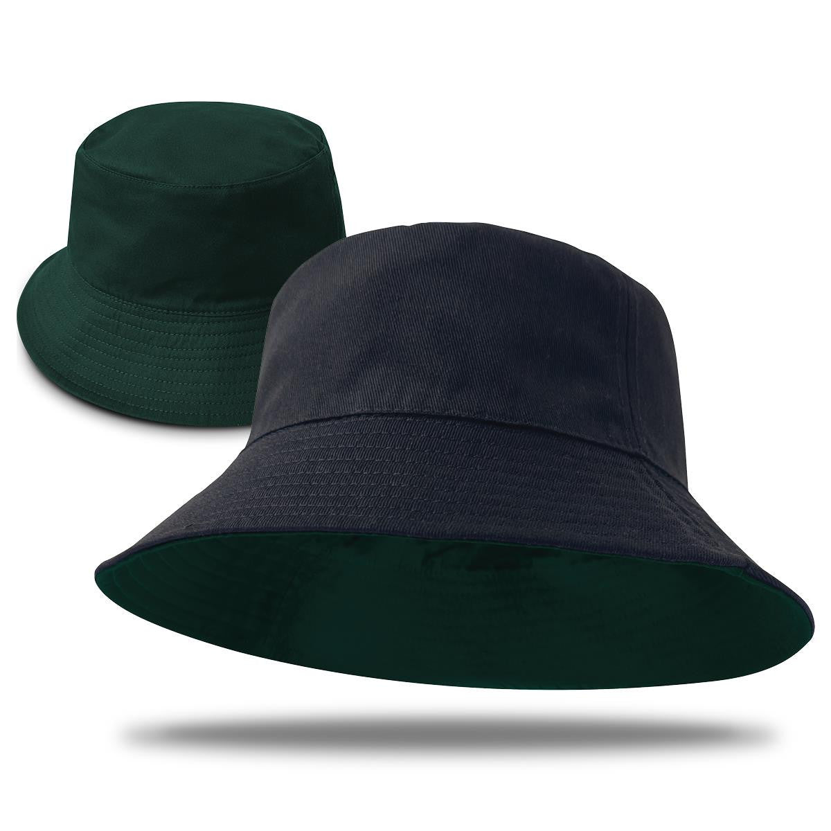 Switch Reversible Cotton Twill Bucket Hat with Dual Designs