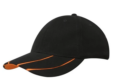 BHC CAP W/HI-VIS PEAK INSERTS BL/HVGR 4019