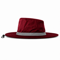 Hi Vis Reflector Safety Hat thumbnail 46 maroon right