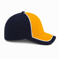 Arena Two Tone Structured Snapback Cap thumbnail 48 navy.white.gold right