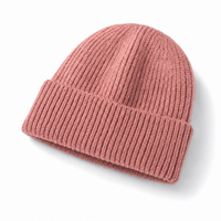 Premium Lambswool Flex Beanie with Cuff – Ultra Soft & Warm thumbnail 19 pink angle