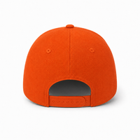 GTO 112 Trucker Hat with Ventilated Comfort and Adjustable Fit thumbnail 150 orange back