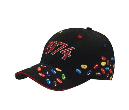 6 Panel BHC Embroidered Jelly Bean Baseball Cap