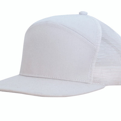 4154 6PNL A FRAME PA TWILL MESH BACK CAP