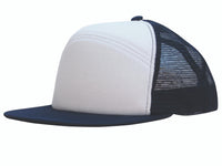 4159 6-Panel A-Frame Mesh Back Cap with Flat Peak thumbnail 4 4159 6-panel a-frame mesh back cap with flat peak