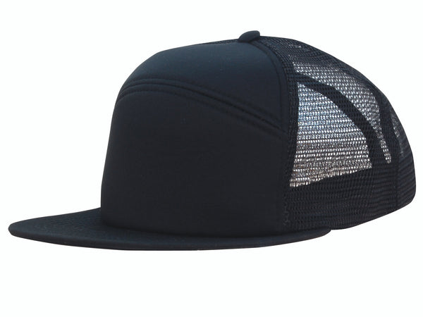 4159 6-Panel A-Frame Mesh Back Cap with Flat Peak