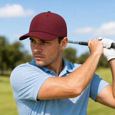 Breezy Lightweight Ventilated Nylon Cap with PVC Closure