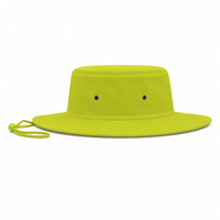 Luminescent Wide Brim Safety Hat with Adjustable Chin Strap thumbnail 12