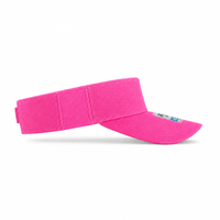 Pro Golf Visor with Adjustable Velcro Strap and Mesh Ventilation thumbnail 11 hot pink right