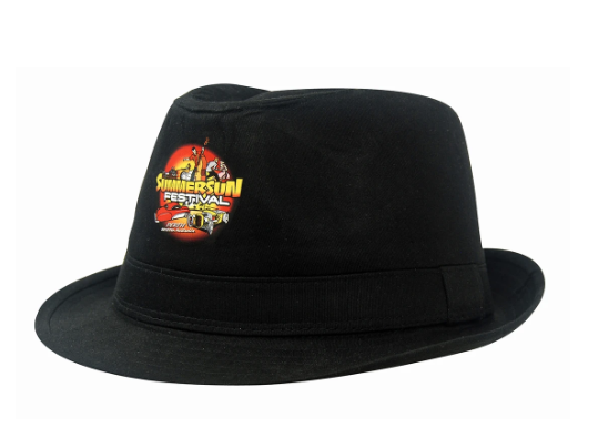 Fedora Stiff Cotton Twill Hat with Structured Silhouette 4279