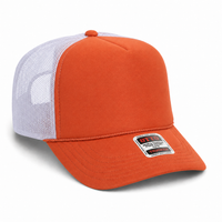 Ottocap 39165 High Crown Foam trucker with rope thumbnail 92 orange orange white angle
