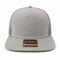 R168 Trucker Hat with Breathable Mesh and Adjustable Fit thumbnail 85 stone front