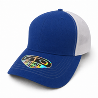 GTO 112 Trucker Hat with Ventilated Comfort and Adjustable Fit thumbnail 23 royal white angle