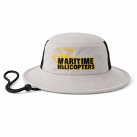 Microfibre Wide Brim Surf Hat with Mesh Ventilation thumbnail 2 natural front