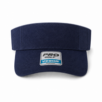 Pro Golf Visor with Adjustable Velcro Strap and Mesh Ventilation thumbnail 21 navy front