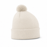 FLEX Acrylic POM POM BEANIE thumbnail 32 ecru right