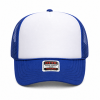 Ottocap 39165 High Crown Foam trucker with rope thumbnail 99 royal white royal front